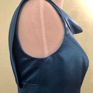 Jewel-toned Cocktail Dress by THREAD. Cowl neck.